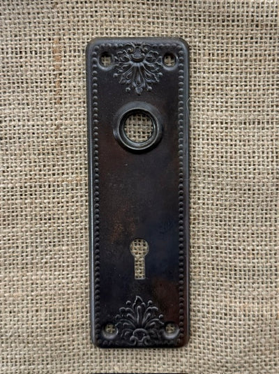 Antique Sargent & Co. No. 345 RD Door Plate with Escutcheon