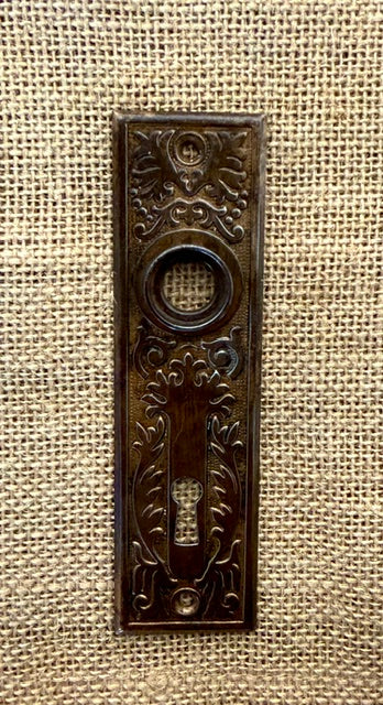 Antique Eastlake Door Plate with Escutcheon