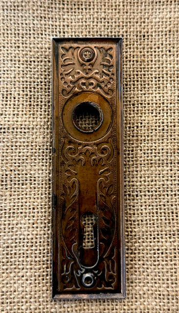 Antique Eastlake Door Plate with Escutcheon