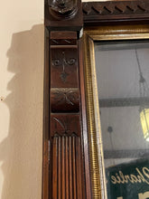 Load image into Gallery viewer, Victorian Carved Wood Mirror With Marble Shelf (store pick up only)
