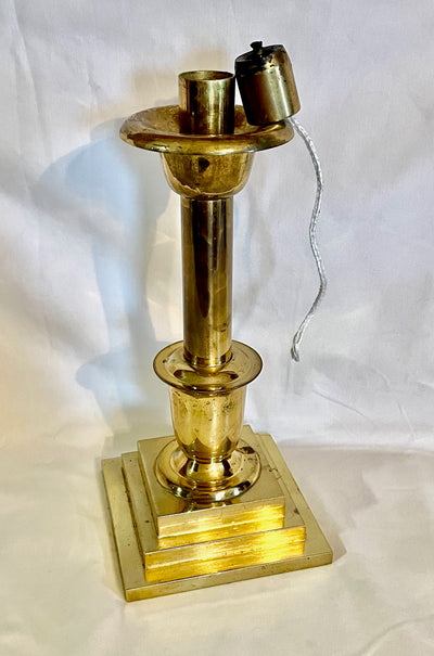 Antique Sudbury Brass Goods Altarware Candlestick