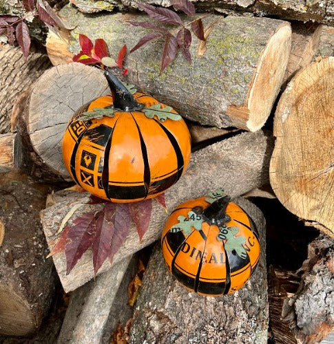 Orange Pumpkin Luminary (Large)