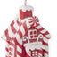 Red and White Handcrafted Clay Candy Cane House Ornaments- 3 Styles