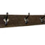 Five Hook Weathered Barnwood Wall Rack (Store Pick Up Only)