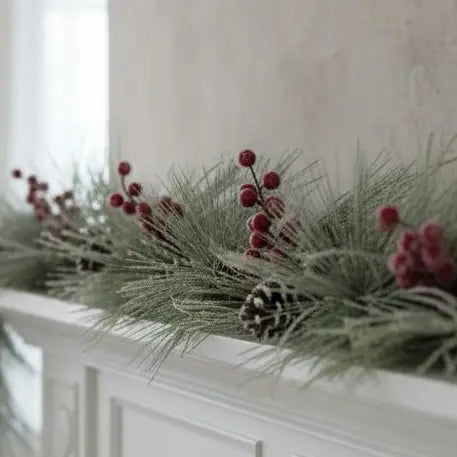 Frosty Christmas Garland