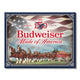 Budweiser 150th Anniversary Tin Sign