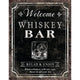 Whiskey Bar Tin Sign