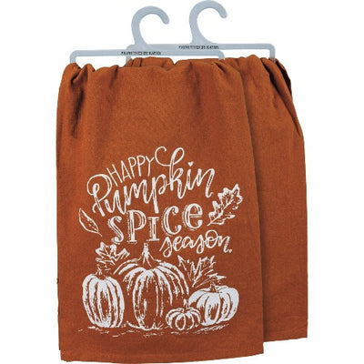 Happy Pumpkin Spice Season Kitchen Towel