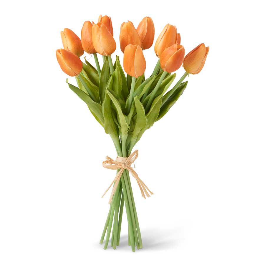 Real Touch Orange Mini Tulip Bundle