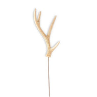 Light Brown Resin Single Antler Stem Pick