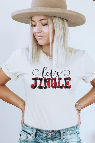 Let's Jingle Adult Graphic Tee