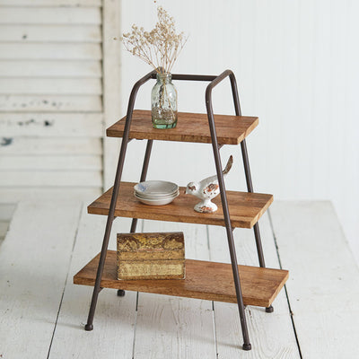 Tabletop A-Frame Shelves