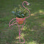 Flamingo Garden Stake Planter
