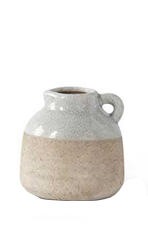 Ceramic Pot with Light Blue Glaze - Graduated Sizes & Styles