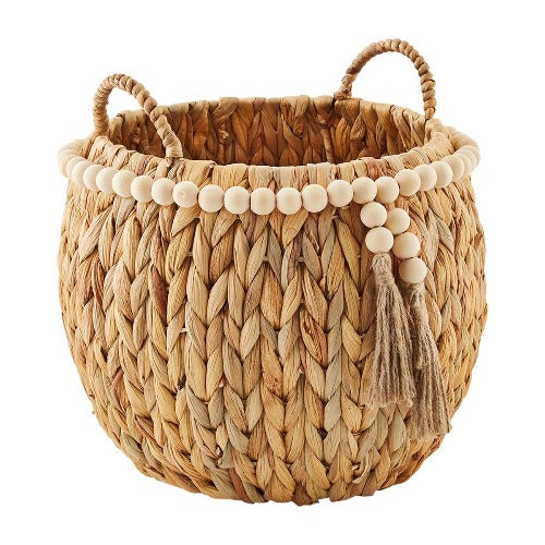 Hyacinth Bead Baskets - 2 Sizes