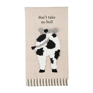 Don't Take No Bull Appliqued Towel