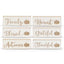 Engraved Wood Harvest Message Tabletop