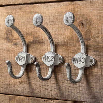 Numbered Wall Hook Set