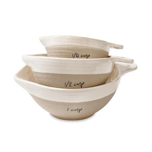 Stoneware Measuring Bowl Set