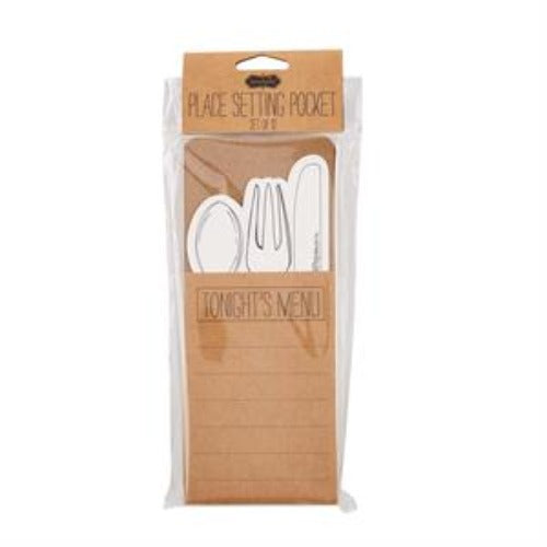 Place Setting Utensil Pockets - 2 Styles