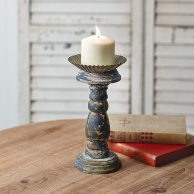 Distressed Candle Stand #2