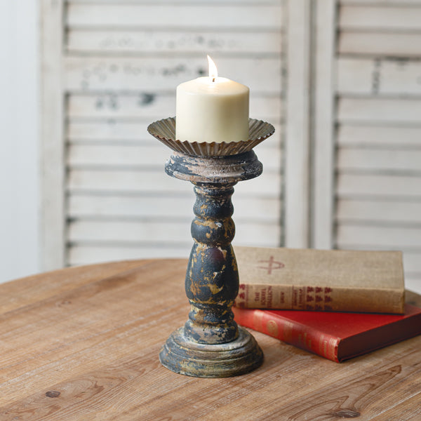 Distressed Candle Stand
