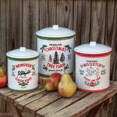 Holiday Storage Containers - Set of 3