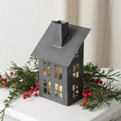 Galvanized Bungalow Christmas Luminary