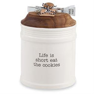 Life Is Short, Eat The Cookies Cookie Jar Set