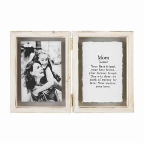 Mom. Your First Friend... Hinged Glass Frame