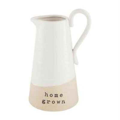 Grow Stoneware Pitcher Bud Vase - 3 Sizes home grown