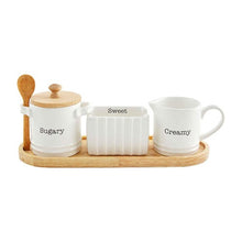 Load image into Gallery viewer, Cream &amp; Sugar Set
