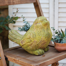 Load image into Gallery viewer, Mossy Sparrow Garden Statue
