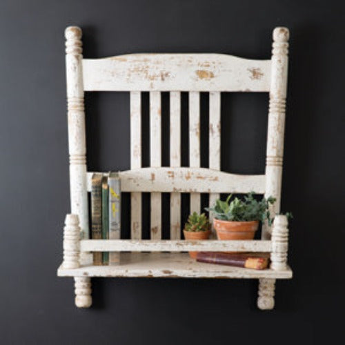 Farmhouse Chair Shelf front