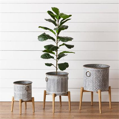 Planter Buckets on Stands - 3 Sizes (store pick up only)