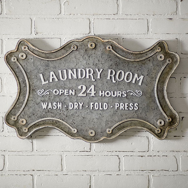 Laundry Room Metal Sign (store pick up only)