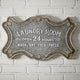 Laundry Room Metal Sign (store pick up only)