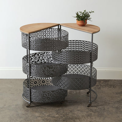 Metal Expandable Storage Table (Store pick up only)