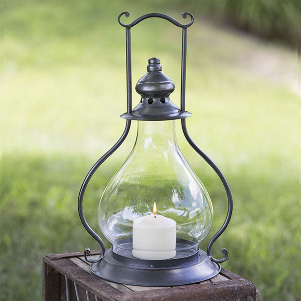 Gun Metal Sydney Candle Lantern (store pick up only)