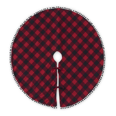 Red & Black Plaid Tree Skirt