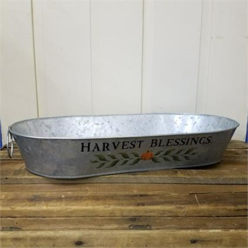 Harvest Blessings Oval Metal Tin_CLEARANCE