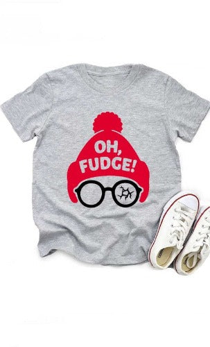 Oh Fudge Christmas Story Kids Graphic Tee