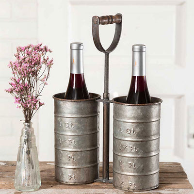 Wine Bottle Caddy with Handle