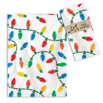 Christmas Lights Kitchen Towel