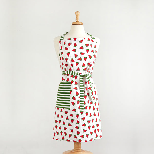 Watermelon Stripe Apron