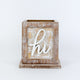 Hi Bamboo Wood Pencil Holder