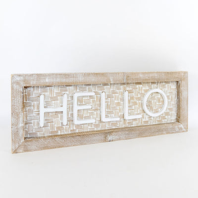 Hello Bamboo Sign (store pick up only)