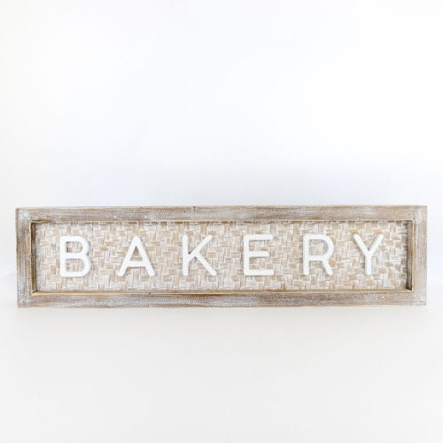 Bakery Bamboo Sign