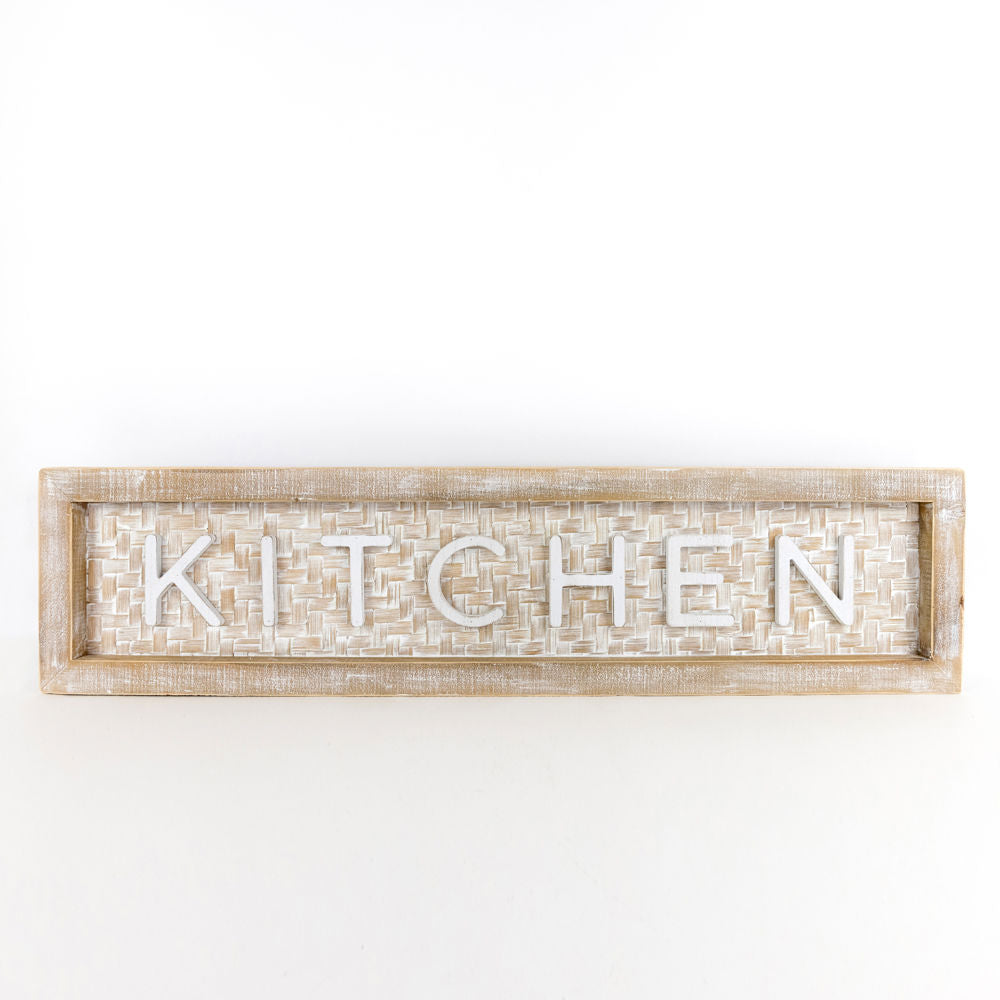 Kitchen Bamboo Sign