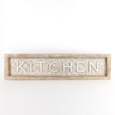 Kitchen Bamboo Sign